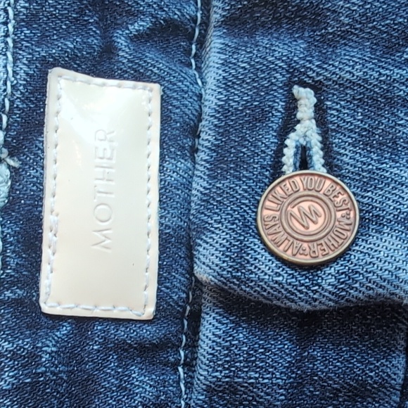 EUC MOTHER The High-Waisted Looker Denim Skinny Jeans, Pants Size 28 / 6 - Picture 6 of 13